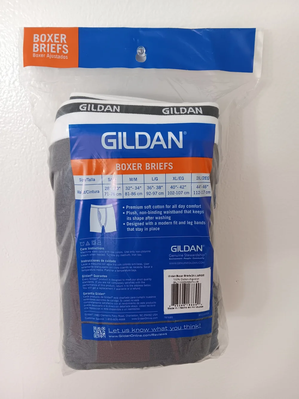 New Gildan Men's Boxer Briefs - Grey (4-Pack) 2XL